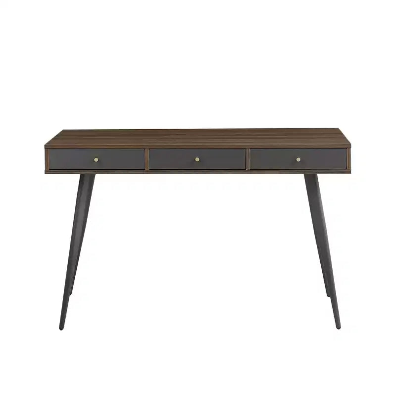 Bureau d'ordinateur moderne multifonctionnel avec 3 tiroirs