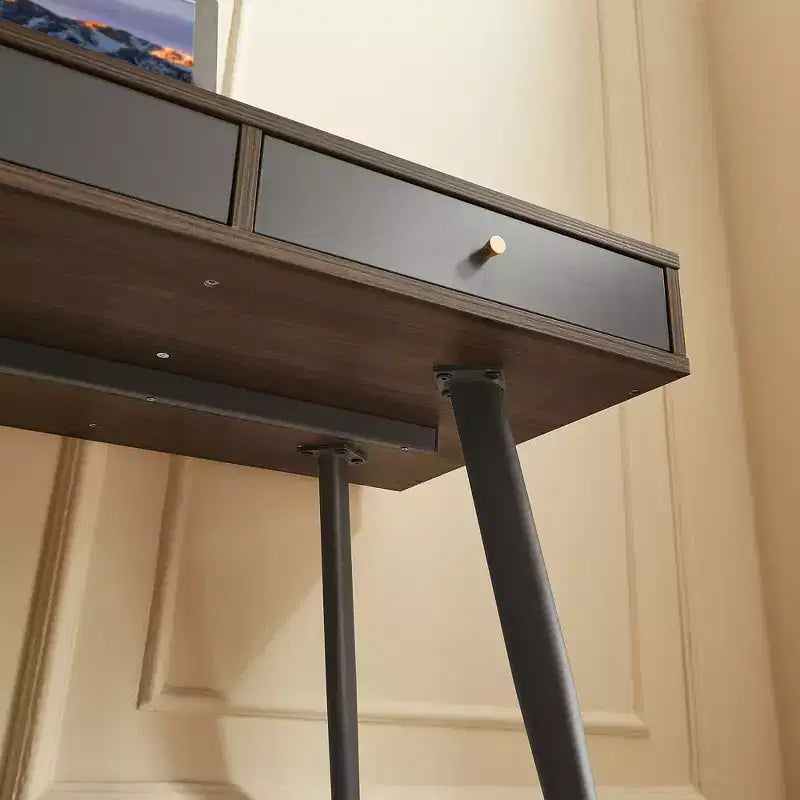 Bureau d'ordinateur moderne multifonctionnel avec 3 tiroirs