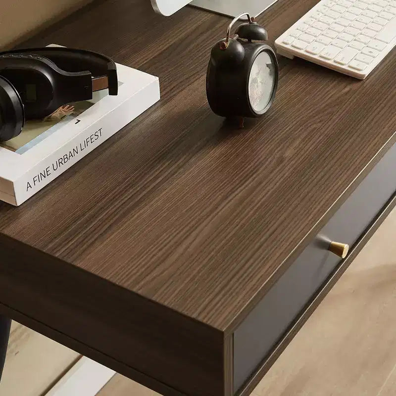 Bureau d'ordinateur moderne multifonctionnel avec 3 tiroirs