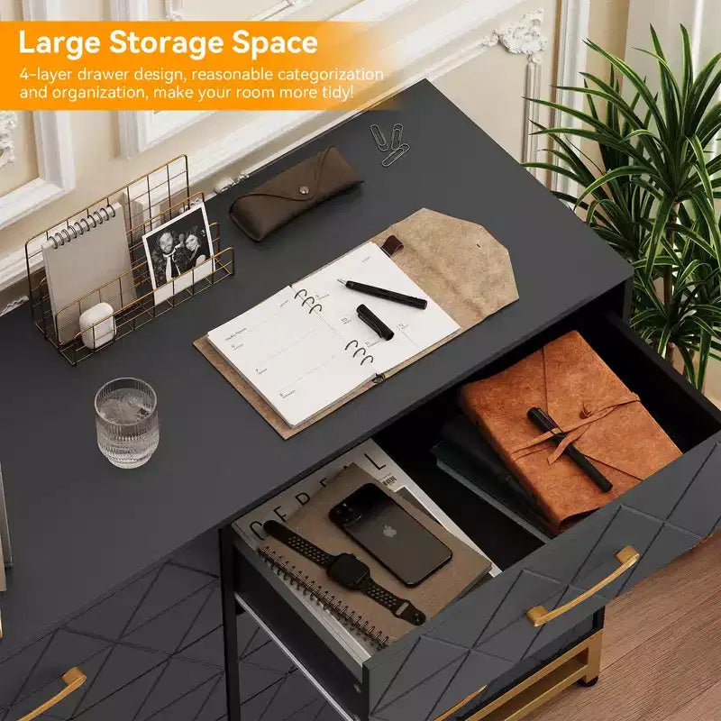 Commode à 8 tiroirs pour chambre à coucher et placard