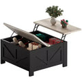 Yaheetech Wooden Lift Top Coffee Table with Hidden Compartments for Living Room Reception