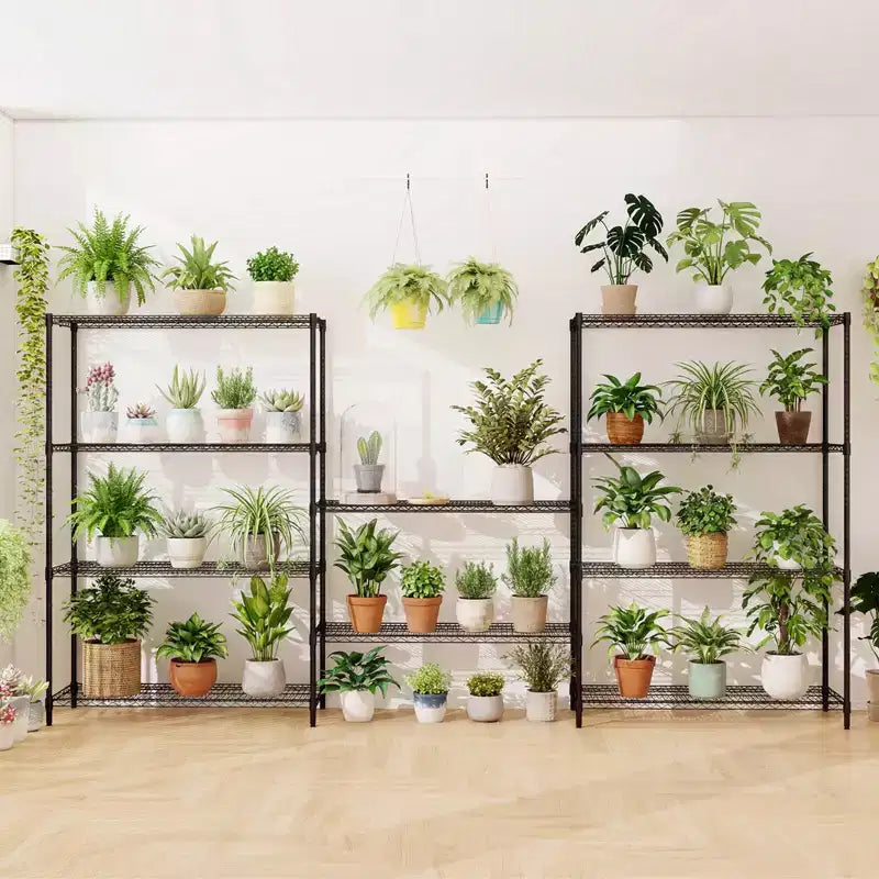 Étagère de rangement métallique à 5 niveaux, capacité de 4000 livres, organisateur de rangement pour la maison et la cuisine