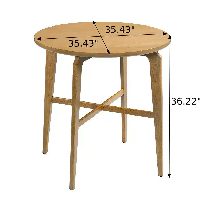 Table de bar haute en bois de 91 cm