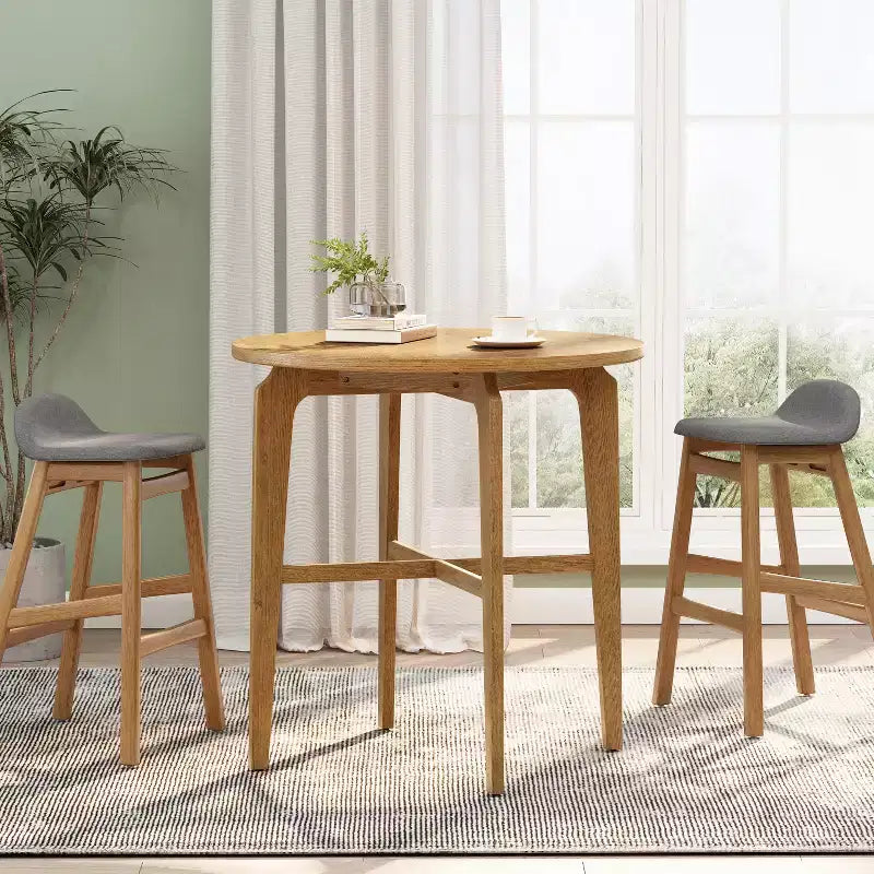 Christopher Knight Home Carly 36 Inch High Wooden Bar Table