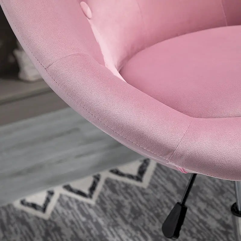 Pink Modern 26 Swivel Accent Chair