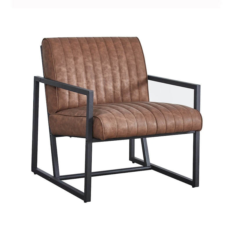 Modern 26 Arm Chair with Steel Legs