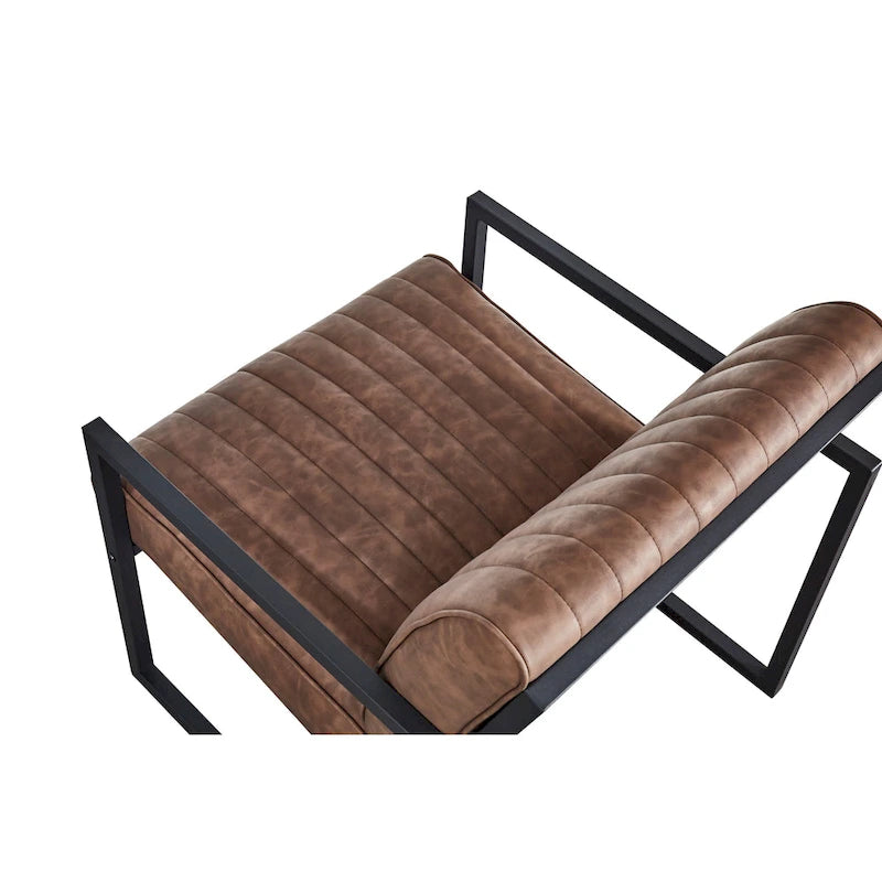 Modern 26 Arm Chair with Steel Legs