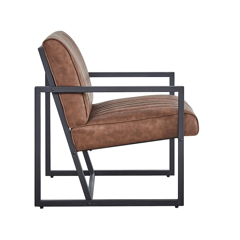 Modern 26 Arm Chair with Steel Legs