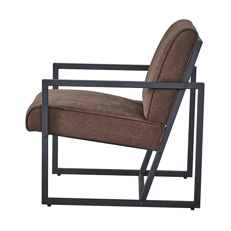 Modern 26 Arm Chair with Steel Legs