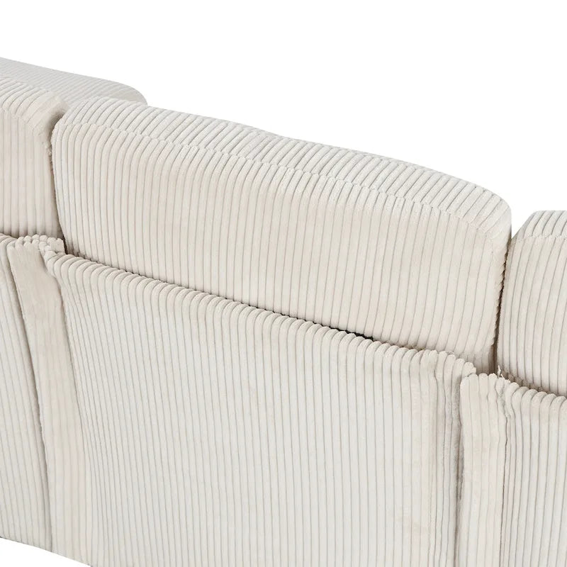 U-shaped Sponge-filled Cushion Combination Sofa