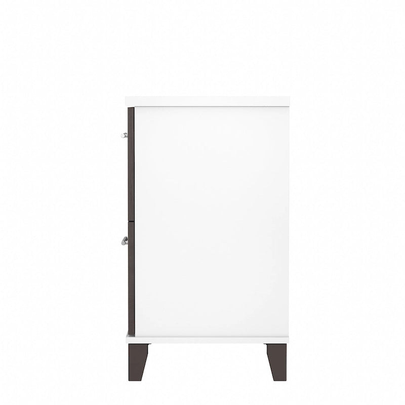Bush Furniture Somerset 2 Drawer Lateral File Cabinet with Storage