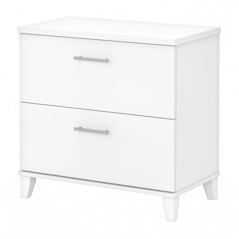 Bush Furniture Somerset 2 Drawer Lateral File Cabinet with Storage