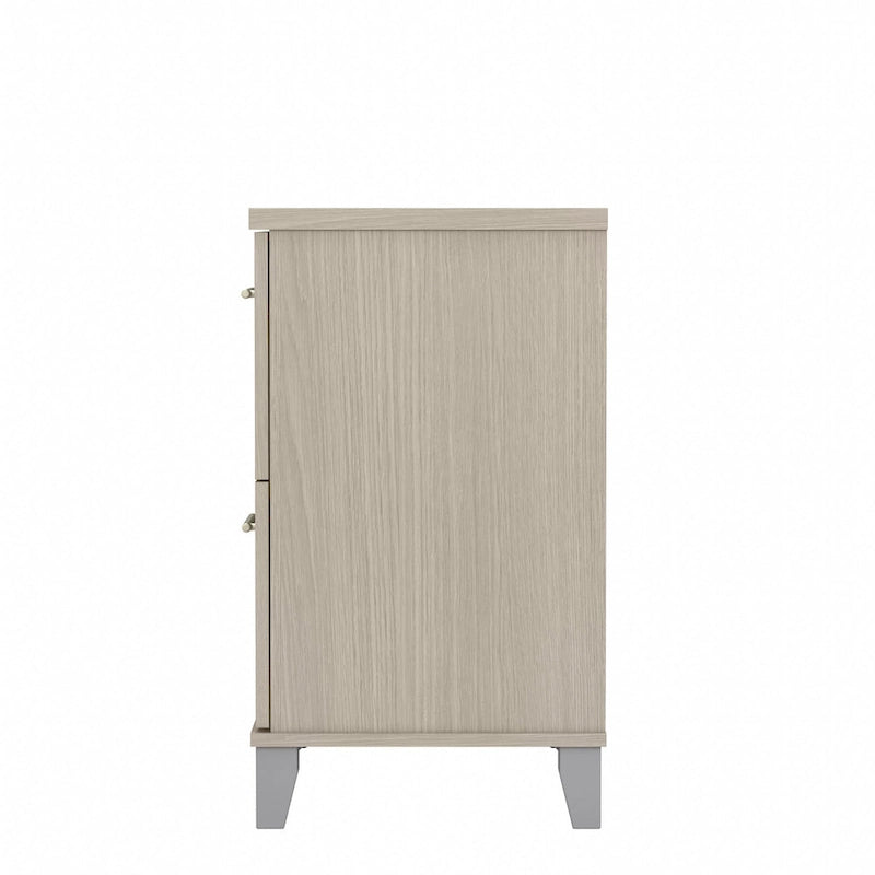 Bush Furniture Somerset 2 Drawer Lateral File Cabinet with Storage