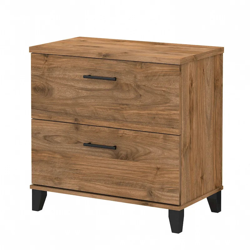 Bush Furniture Somerset 2 Drawer Lateral File Cabinet with Storage