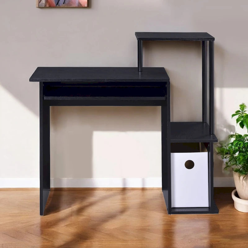 37 Black Computer Desk