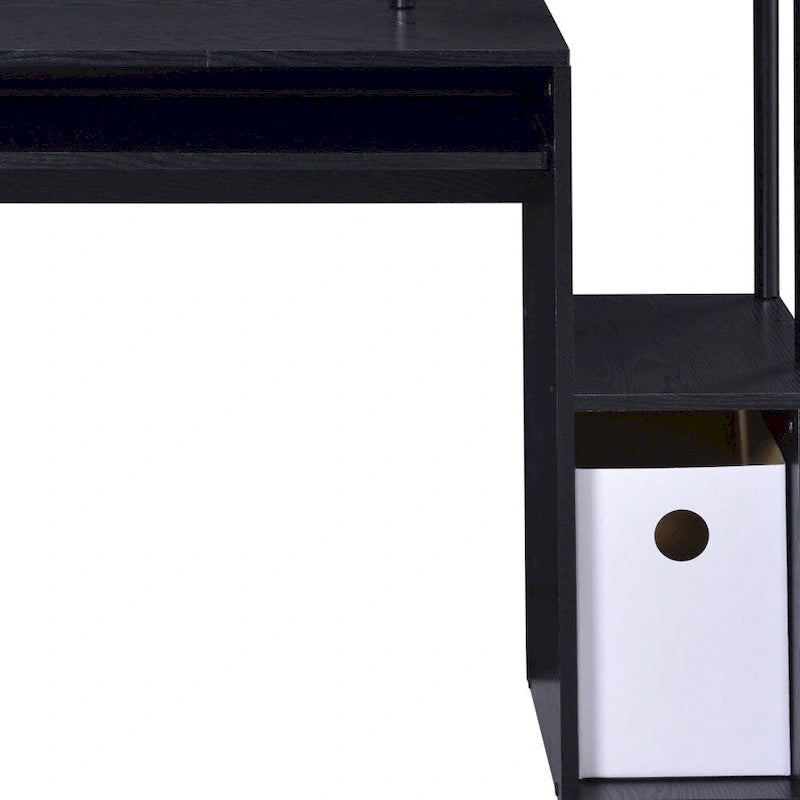 37 Black Computer Desk