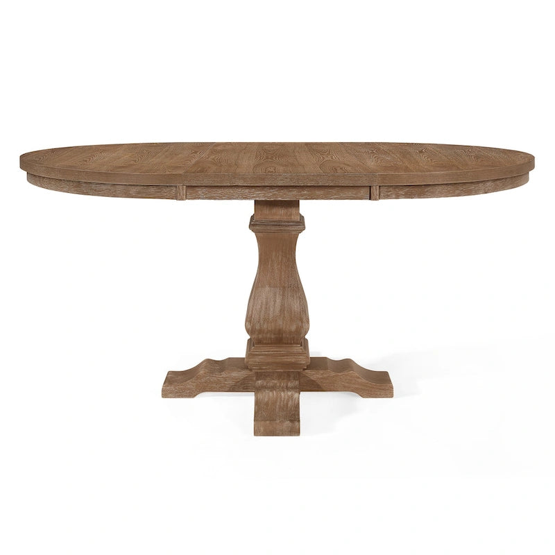 Fescue Fabric and Rubberwood 5 Piece Dining Set by Christopher Knight Home