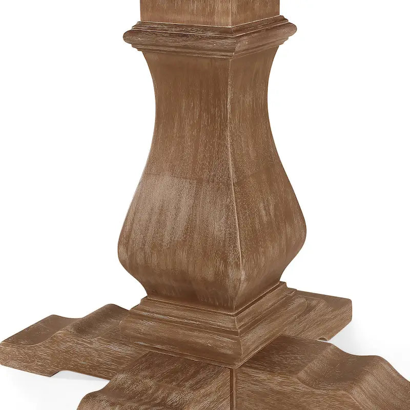Fescue Fabric and Rubberwood 5 Piece Dining Set by Christopher Knight Home