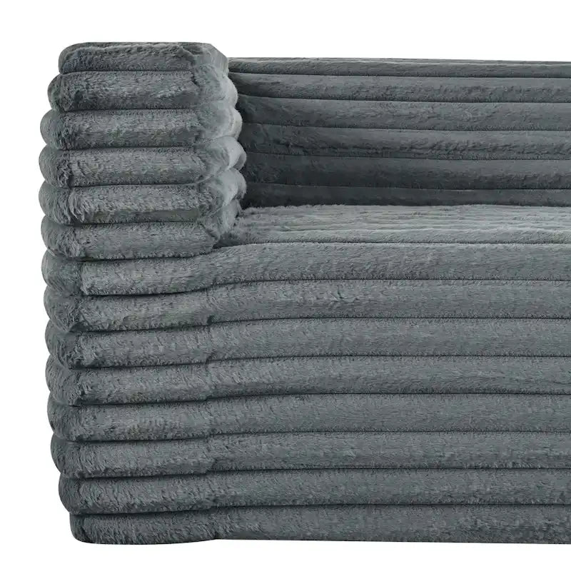 Christopher Knight Home - Jonathan Luxuriously Soft Modern 3-Seat Corduroy Sofa