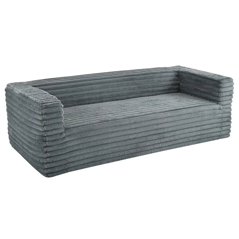 Christopher Knight Home - Jonathan Luxuriously Soft Modern 3-Seat Corduroy Sofa