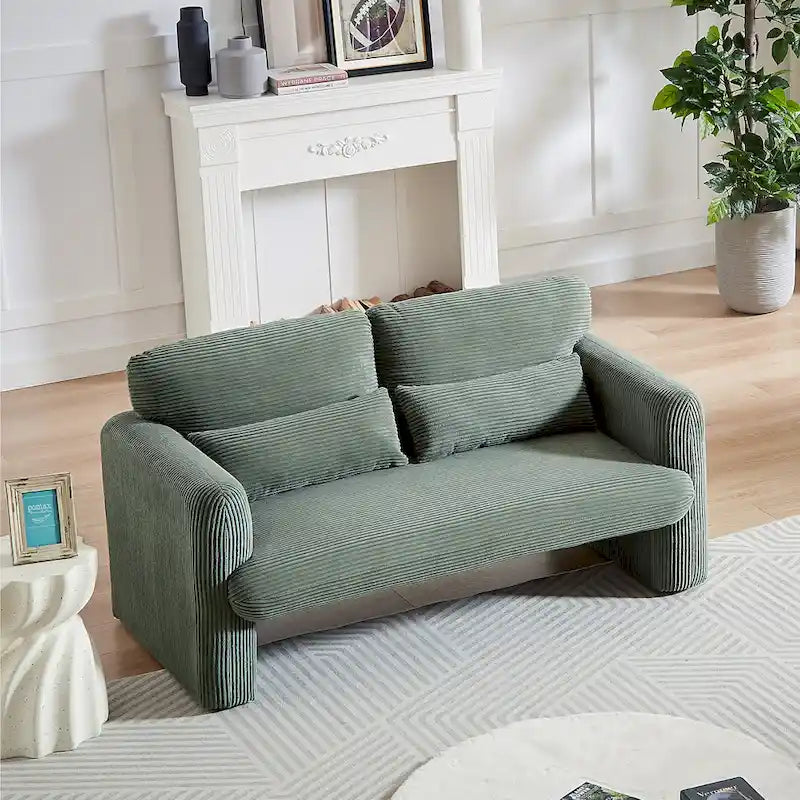 GDFStudio - Emiliano Sofa Set in Premium Corduroy with Elegant Design and Superior Comfort