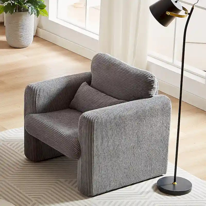 GDFStudio - Emiliano Sofa Set in Premium Corduroy with Elegant Design and Superior Comfort