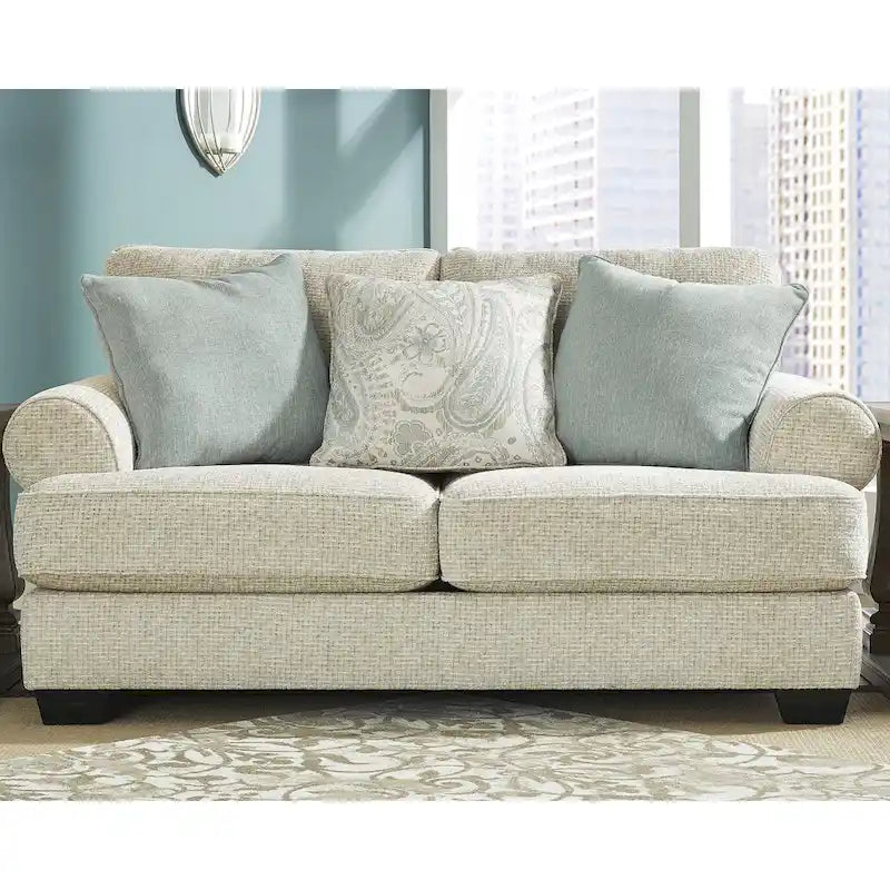 Signature Design by Ashley Monaghan Beige Loveseat - 74W x 45D x 39H