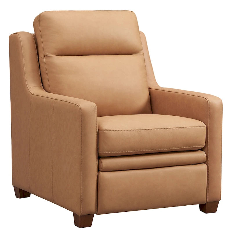 Genuine Leather Recliner Sofa 33 Triple-Motor Power Zero-Wall Reclining Couch with USB&USB-C Port