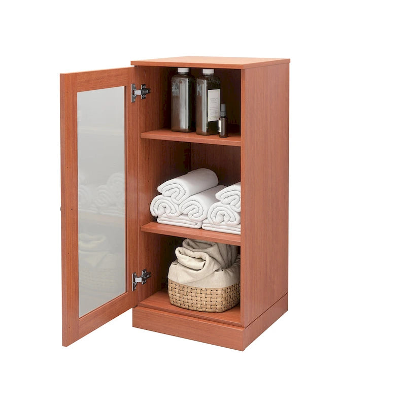 100% Solid Wood 16.5 Bathroom Cabinet with Optional Doors by Palace Imports