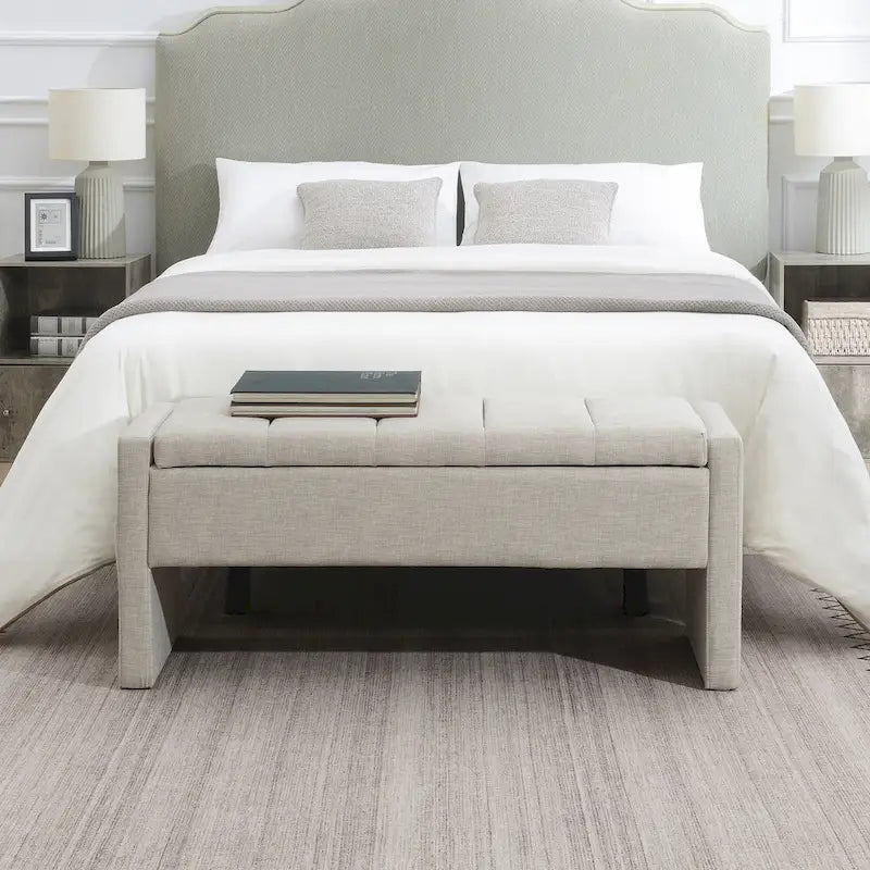 GDFStudio- Alice Foam Bed End Bench with Storage