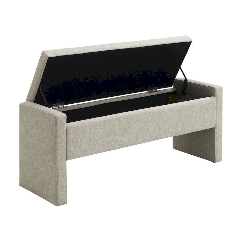 GDFStudio- Alice Foam Bed End Bench with Storage