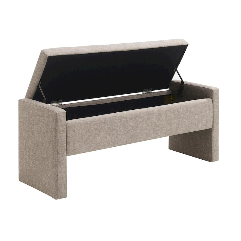 GDFStudio- Alice Foam Bed End Bench with Storage