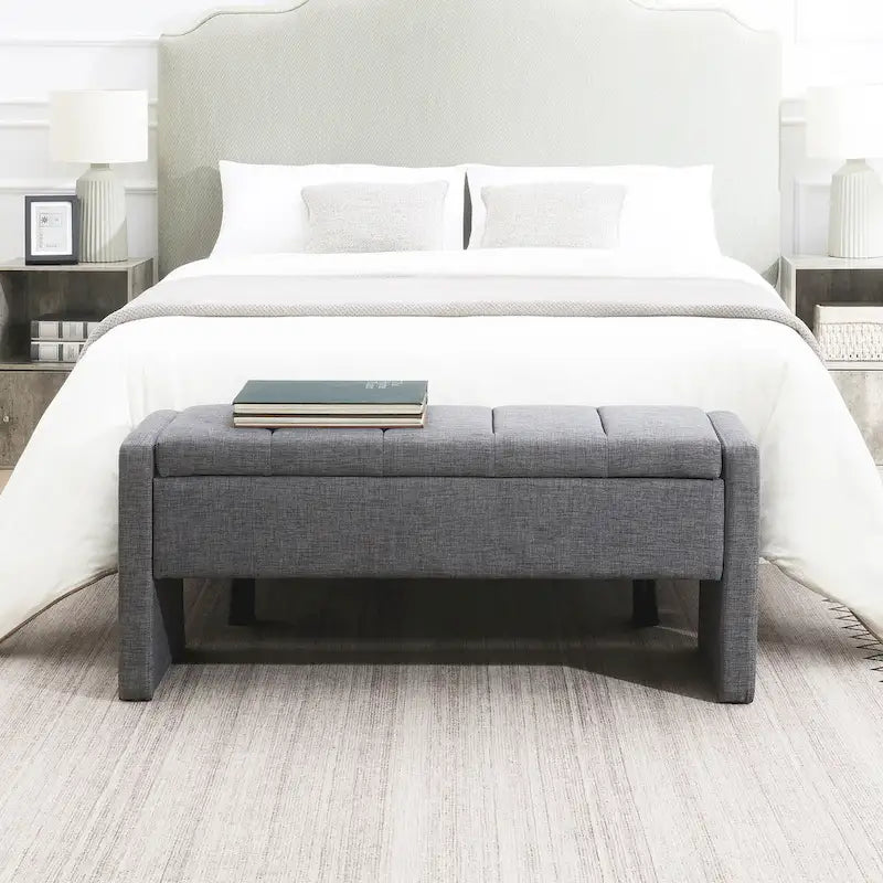 GDFStudio- Alice Foam Bed End Bench with Storage
