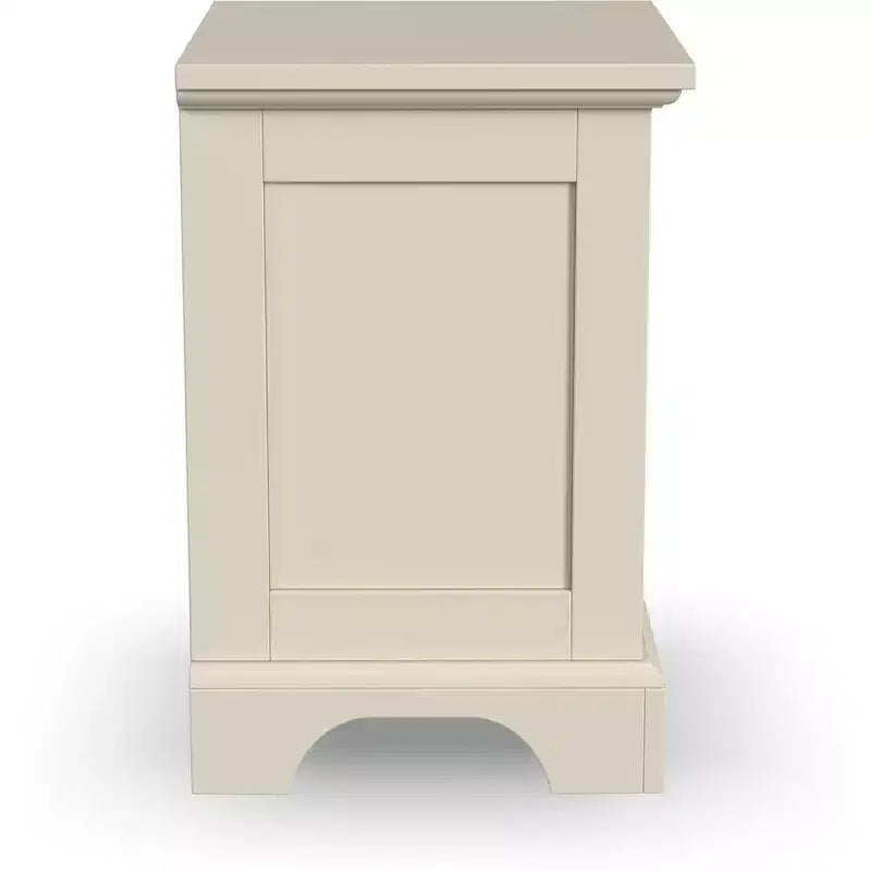 Table de chevet blanche