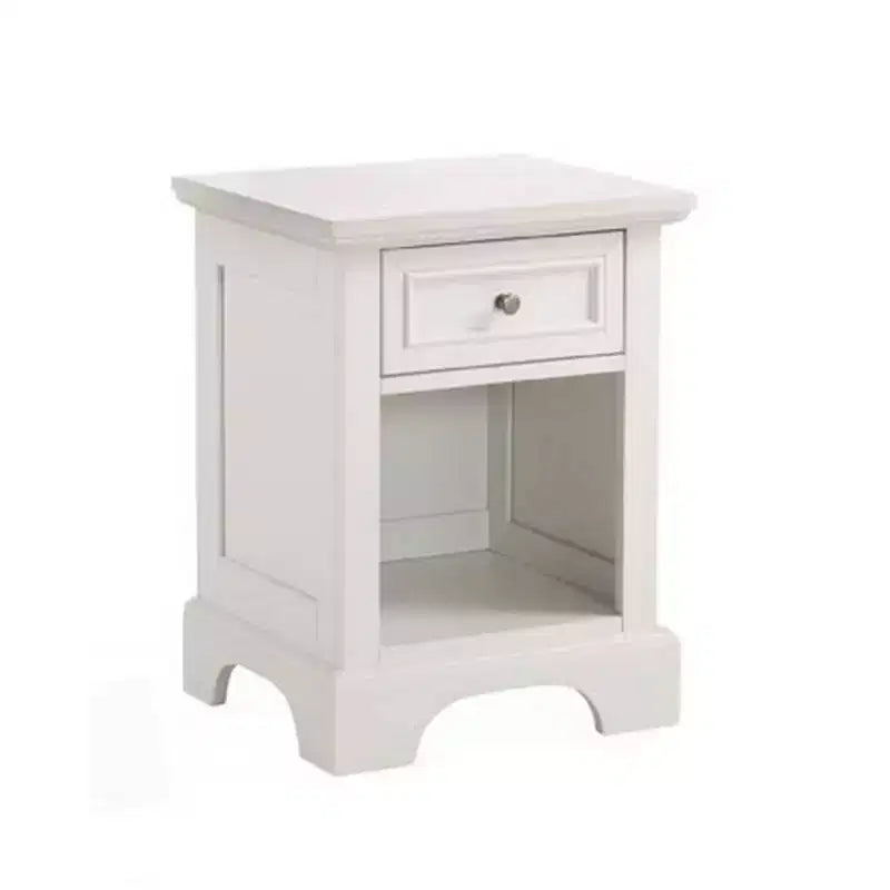 Table de chevet blanche