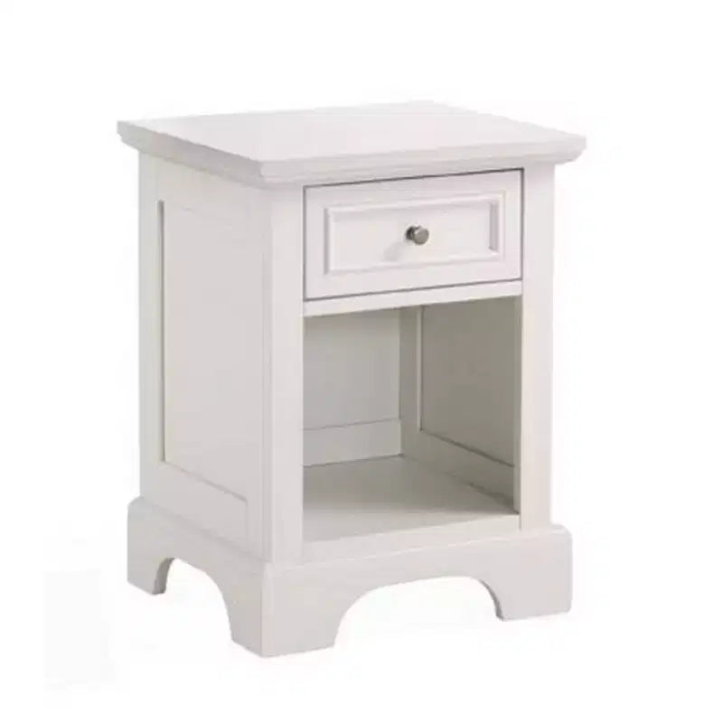 Table de chevet blanche