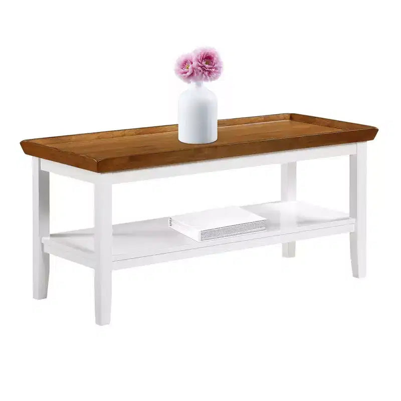 Table basse avec étagère