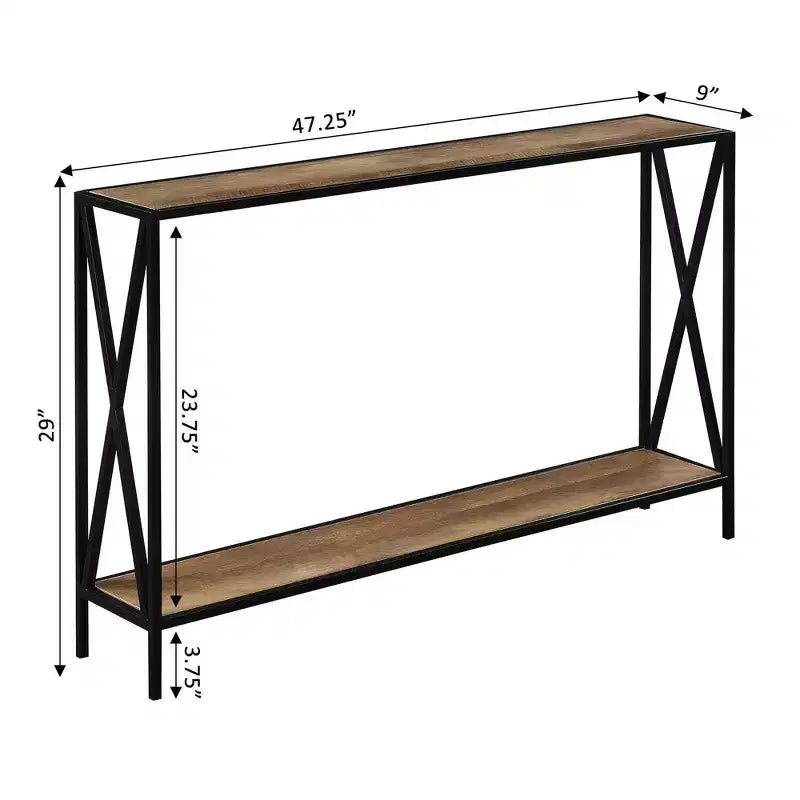 Console avec étagère