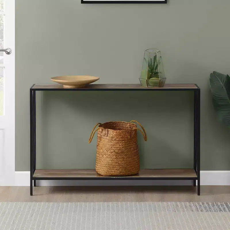 Console avec étagère