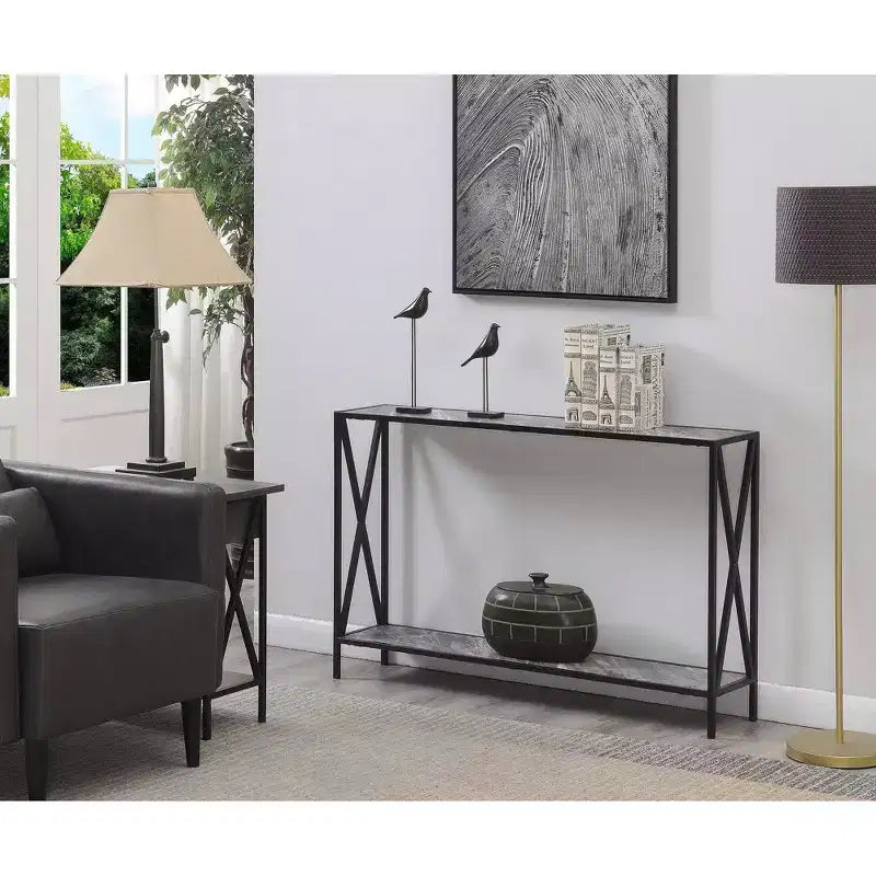 Console avec étagère