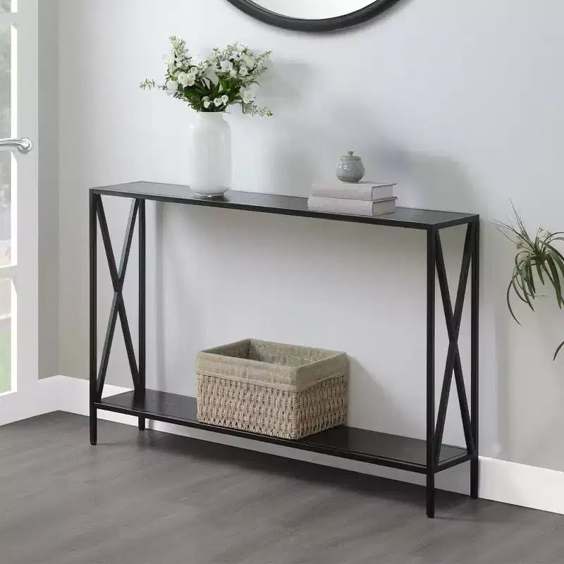 Console avec étagère