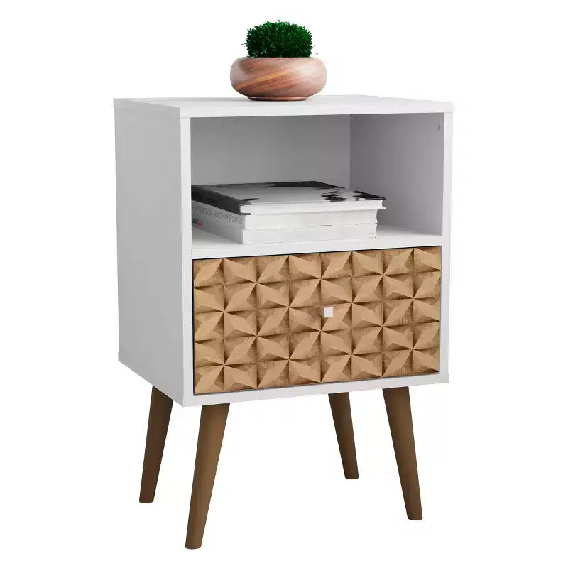 Table de chevet moderne du milieu du siècle