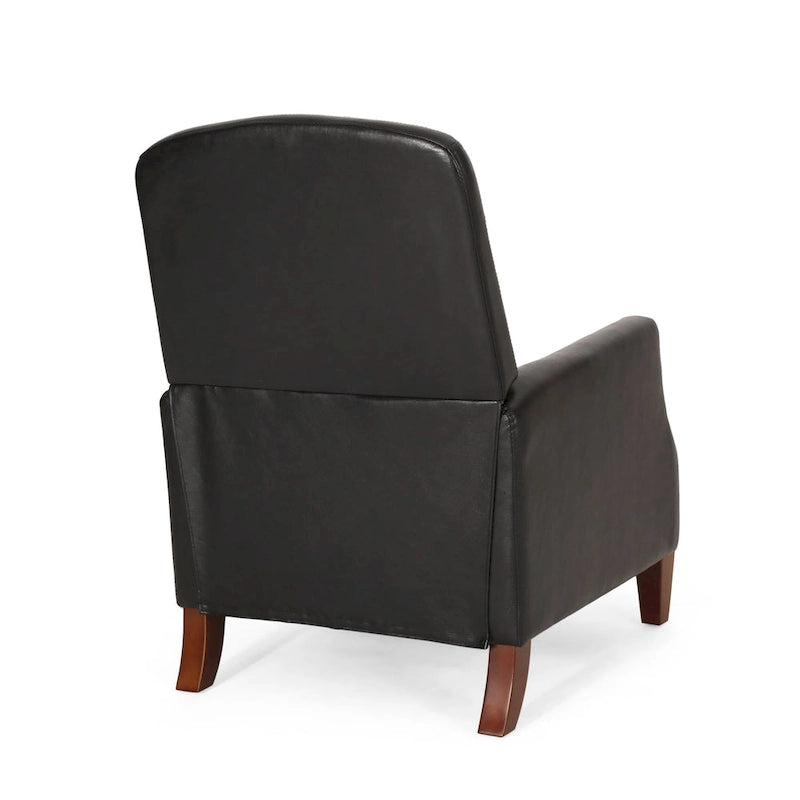 Cavanaugh Upholstered Pushback Recliner with Nailhead Trim by Christopher Knight Home