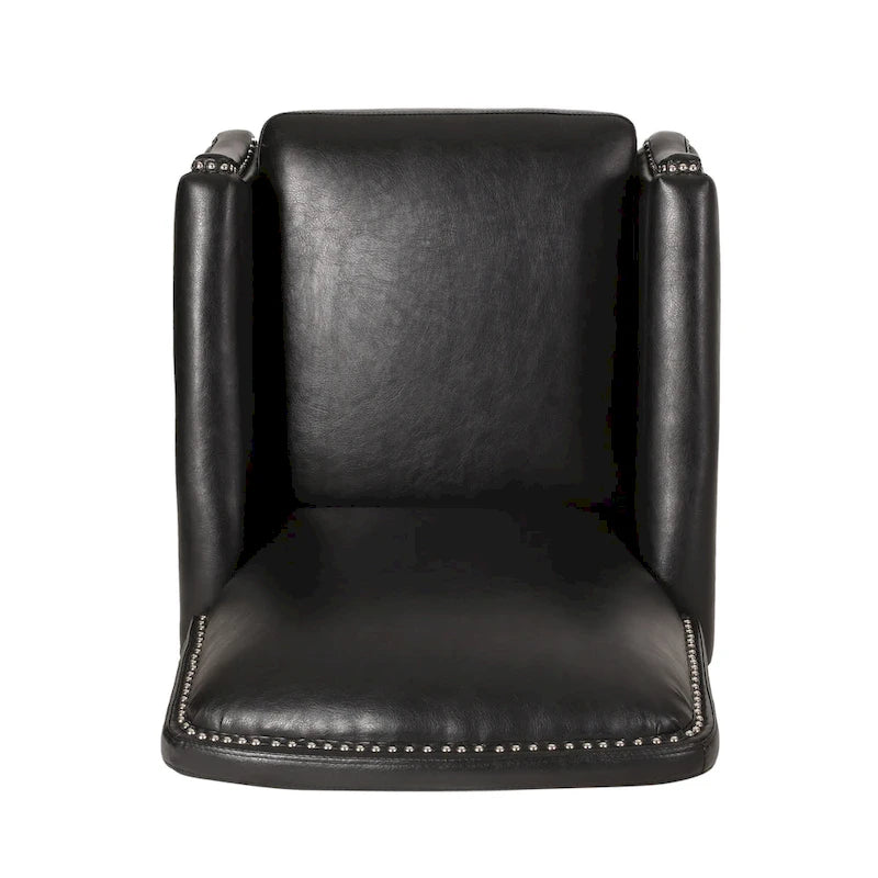 Cavanaugh Upholstered Pushback Recliner with Nailhead Trim by Christopher Knight Home