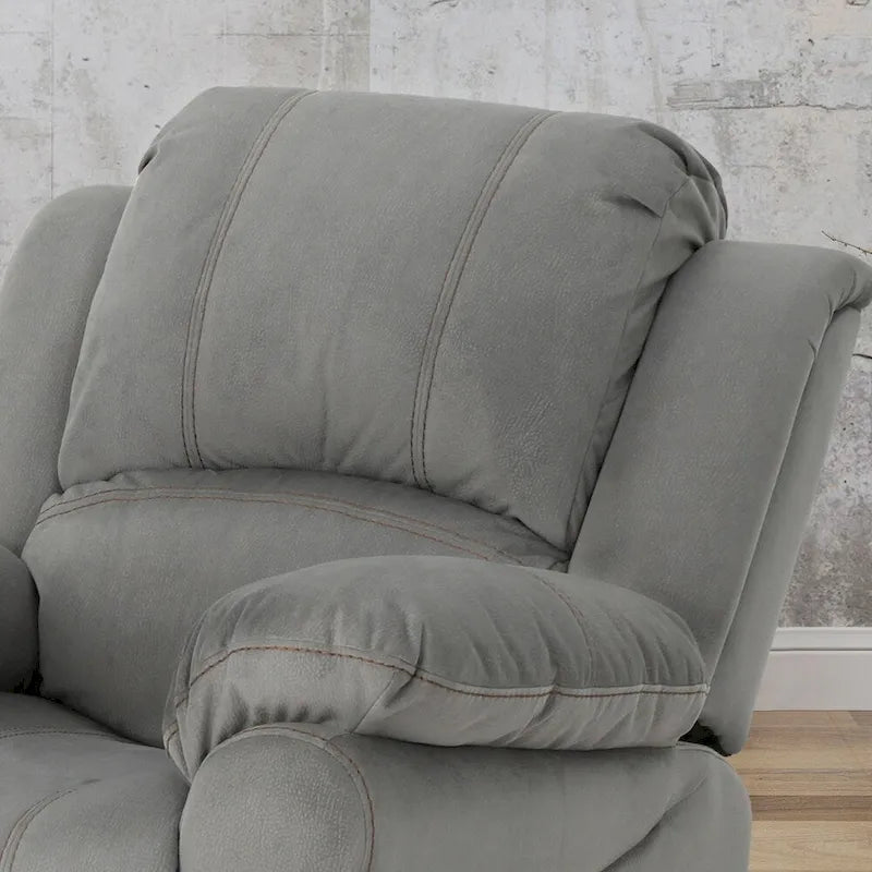 Celestina Bubba Microfiber Gliding Recliner by Christopher Knight Home