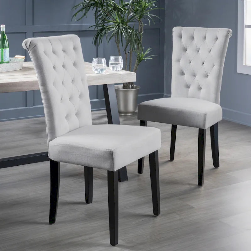 Venetian Tufted Dining Chairs (Set of 2) by Christopher Knight Home