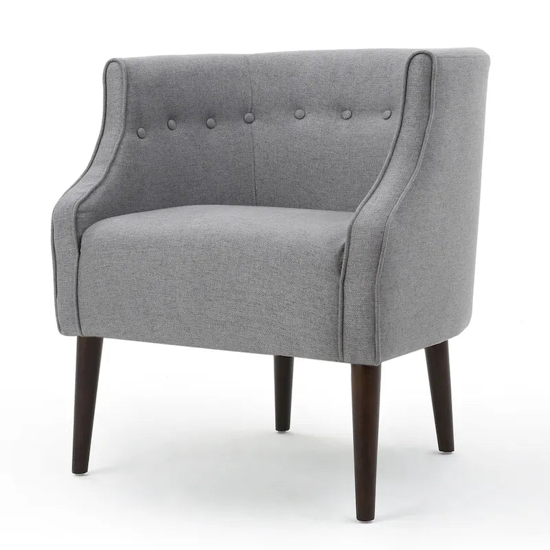 Brandi Button-tufted Fabric Club Chair by Christopher Knight Home - 27.00 W x 28.75 L x 30.50 H