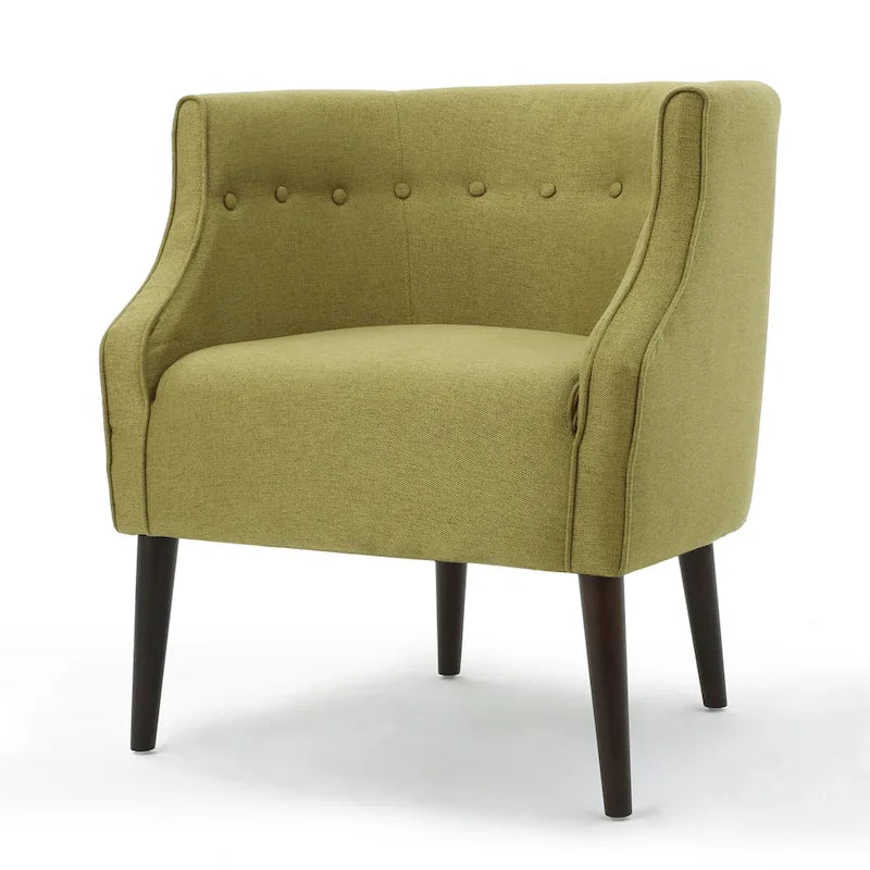 Brandi Button-tufted Fabric Club Chair by Christopher Knight Home - 27.00 W x 28.75 L x 30.50 H