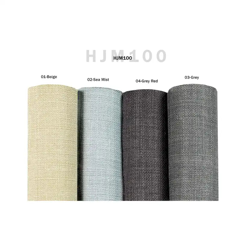 MJL Furniture Parker Fabric Upholstered Square Welted Ottoman