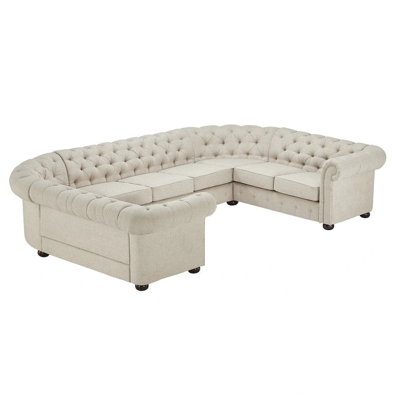 Knightsbridge Chesterfield U-shaped Sectional by iNSPIRE Q Artisan